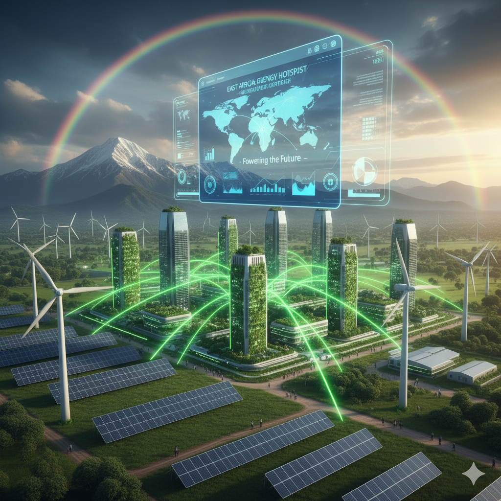 Abstract background for Why East Africa is a Hotspot for Green Energy